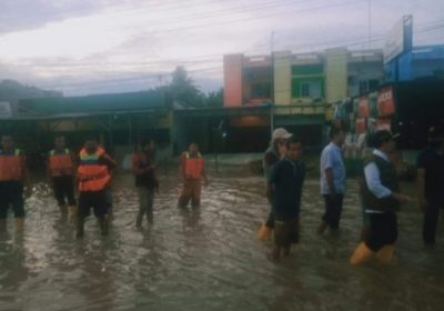 Pemkot Tinjau Beberapa Lokasi Banjir