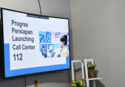 Rapat Terkait Pelaunchingan CS 112 Yang Digelar Kadis Kominfo Kota Bengkulu