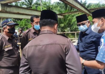 Komisi lll DPRD kota Bengkulu Sidak DiKawasan Aliran Sungai Nelas Kabupaten Seluma