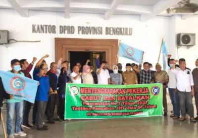 DPRD Provinsi Bengkulu Terima Kunjungan SPSI