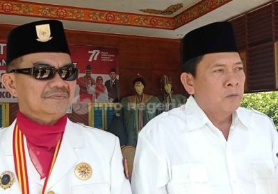 HUT Ke-77 RI, Ketua Komisi II DPRD Kota Bengkulu Bersama BMA Gelar Upacara
