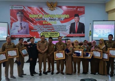 BKPSDM Bengkulu Tengah launcing aplikasi SIAP Pegawai, 18 OPD Dapat Penghargaan