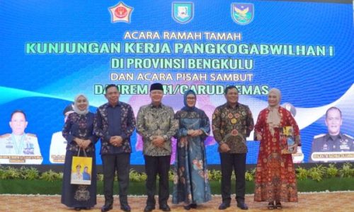 Ramah Tamah Bersama Pangkogabwilhan I Laksamana Madya Irvansyah, Gubernur Rohidin: Salah Satu Putra Terbaik Bengkulu