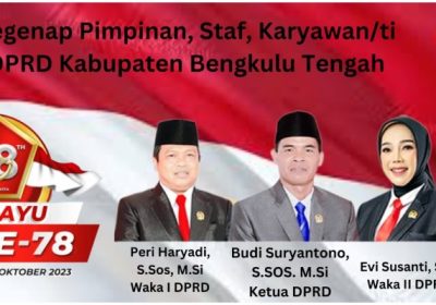 DPRD Kabupaten Bengkulu Tengah Mengucapkan Dirgahayu TNI Ke 78