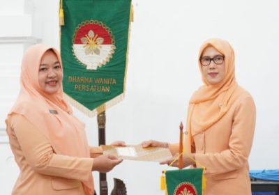 Gelar Sertijab dalamMasa pimpinan Ketua Baru, DWP Bengkulu Siap Siaga Support  Program Pemkot Bengkulu