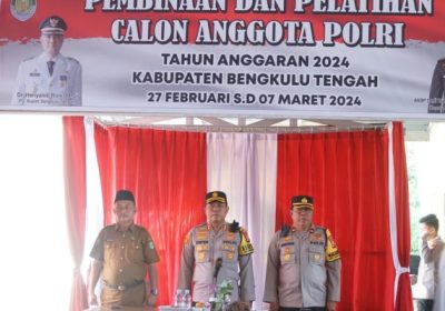 Dispora Bersama Polisi Resort (Polres) Bengkulu Tengah Melaksanakan Pembukaan Pembinaan dan Latihan (BINLAT) Calon Anggota Polri Tahun Anggaran 2024