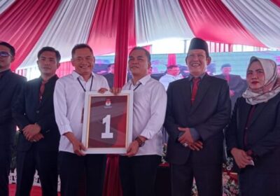 Paslon Rachmat Riyanto- Tarmizi Mendapatkan Nomor Urut 1
