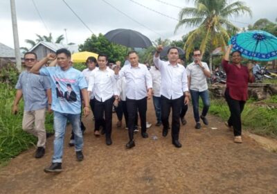Warga Semidang Lagan Antusias Dukung Paslon Nomor 1 Rachmat Riyanto-Tarmizi