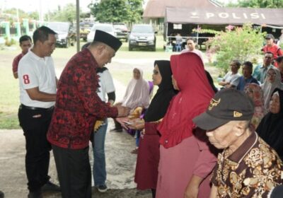 KEGIATAN BAKTI KESEHATAN DAN MAKAN BERGIZI GRATIS UNTUK ANAK PAUD DI DESA TABA LAGAN OLEH POLDA BENGKULU