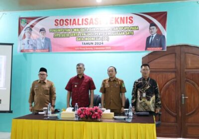 SOSIALISASI TEKNIS PENGINPUTAN E-WALIDATA DAN PENGINPUTAN RPJPD PADA SIPD.GO.ID SERTA EVALUASI PENYELENGARAAN SDI TAHUN 2024