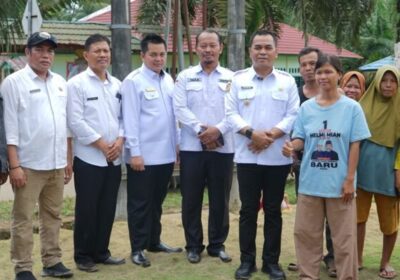TINJAU LOKASI BANJIR, WABUP SALURKAN BANTUAN KE 4 DESA TERDAMPAK