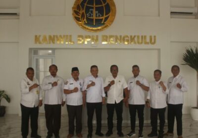BUPATI BENGKULU TENGAH DAN BPN PROVINSI BAHAS STRATEGI TATA KELOLA PERTANAHAN