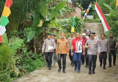 BESARNYA KEPEDULIAN, WABUP HADIRI PERESMIAN RUMAH BANTUAN DARI POLDA BENGKULU