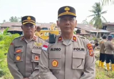 Gotong Royong Berkelanjutan, Polres Aceh Selatan Normalisasi Sungai dan Saluran Air Pascabanjir Trumon Tengah
