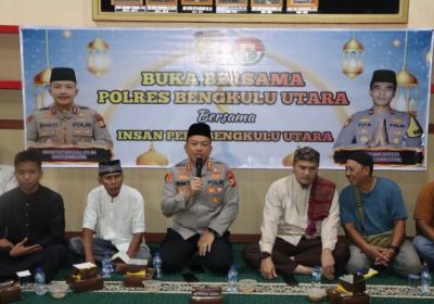 Sinergi Tanpa Batas: Polres Bengkulu Utara Pererat Silaturahmi Bersama Insan Pers Lewat Buka Puasa Bersama