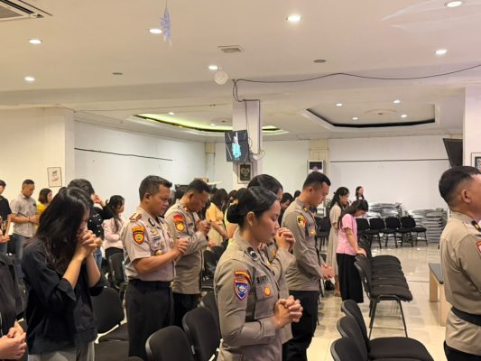 Rawat Toleransi Dan Cegah Gangguan Kamtibmas, Dirsamapta Polda Bengkulu Gelar Minggu Kasih