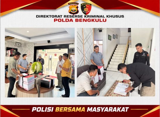 Polda Kirimkan Berkas 4 Tersangka Kasus Korupsi Disparpora Kepahiang